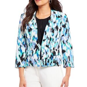 Kasper Womens Blazer Jacket with Kasper blue shirt